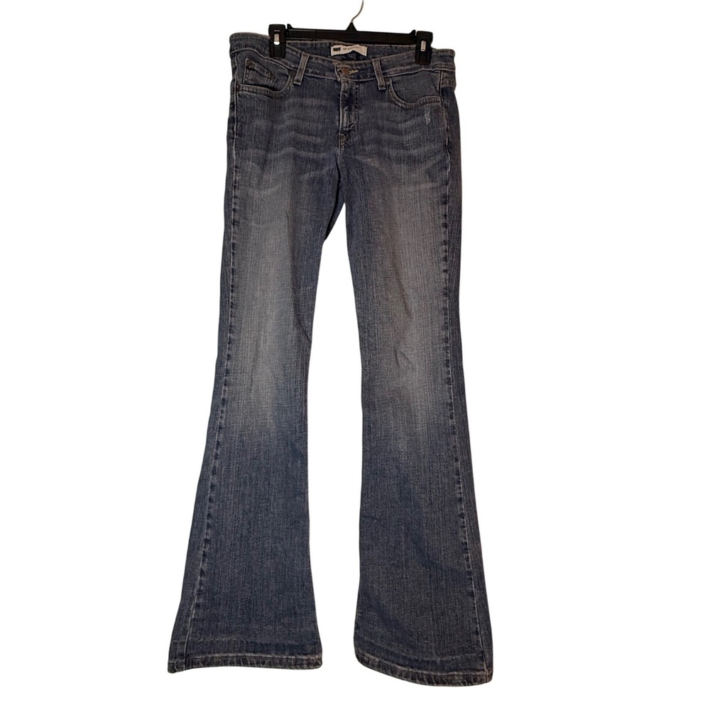 Levis 518 Superlow Y2K Bootcut Jeans Womens 9L Medium Wash Denim Low Rise Flared